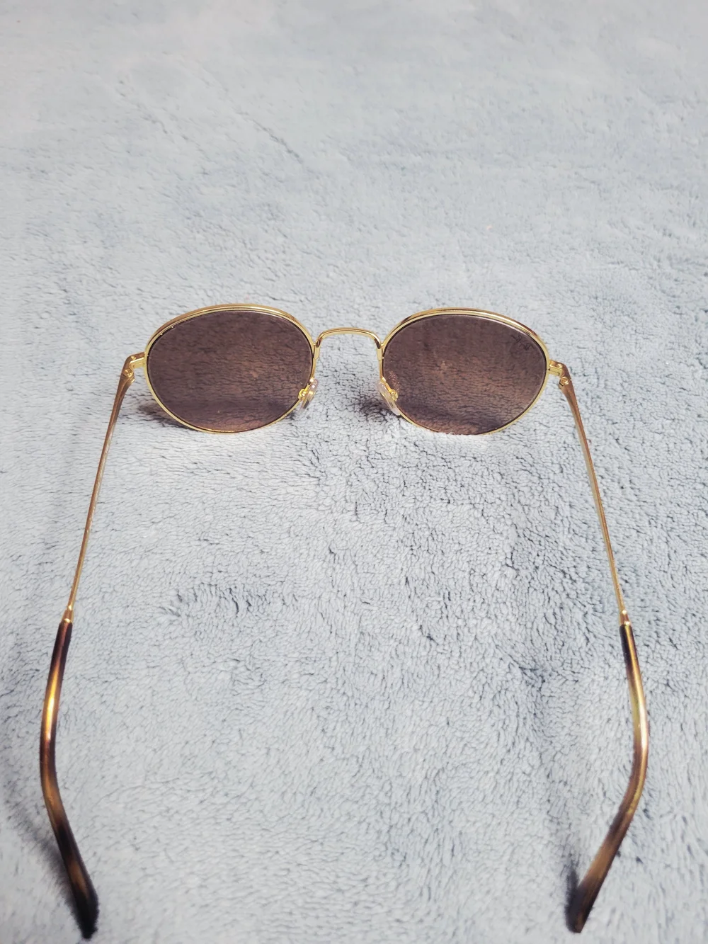 Ray-Ban RB3681 Gold Round Sunglasses Unisex